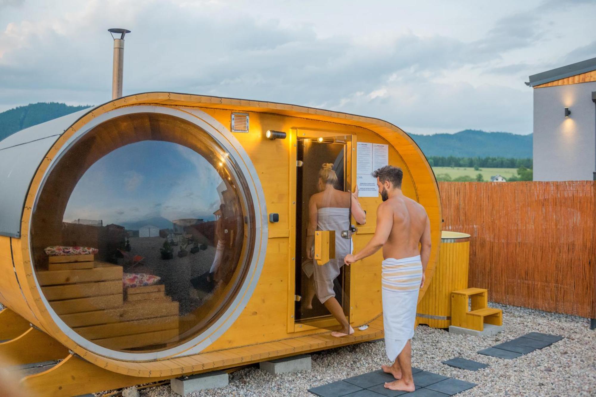 Rajska Polana Domki Premium ,Na Odludziu Z Prywatna Balia Z Jacuzzi I Sauna ,Cisza,Rowery Elektryczne,Gory,Astroprzygoda,- Adrspach, Skalne Miasto, Zamek Ksiaz,Andrzejowka,Karpacz, Sniezka,Janskie Laznie,Pec Mieroszow Luaran gambar